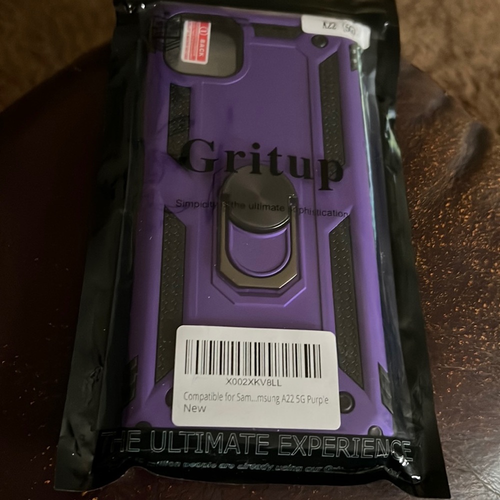 NWT Gritup phone case for Samsung A22 5 G does not work on a plus